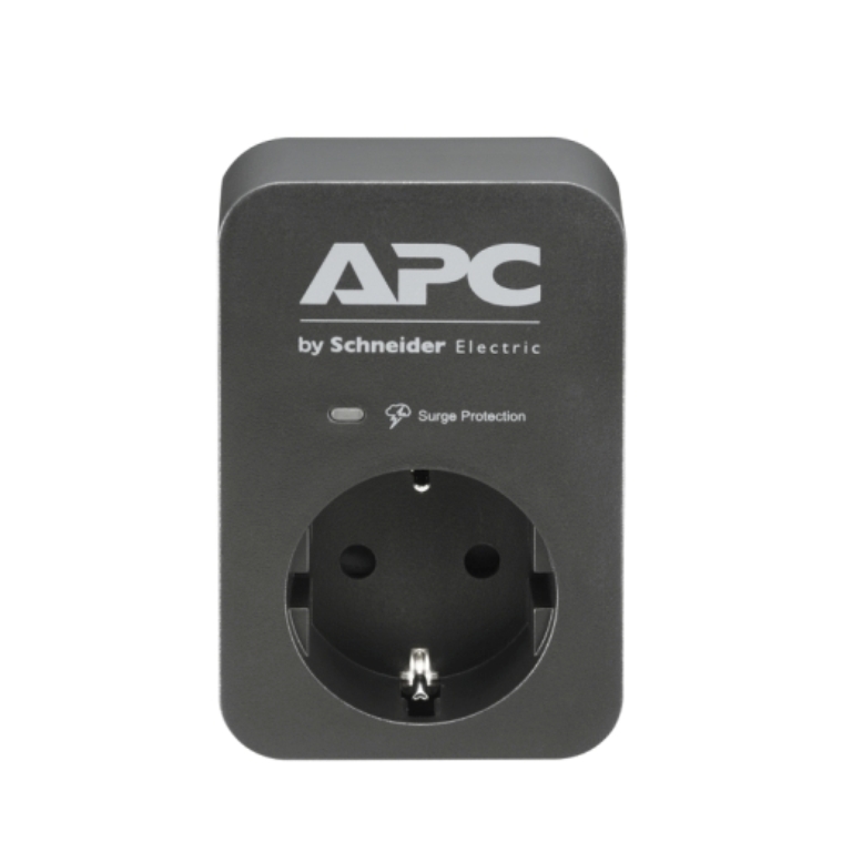 Surge Protector APC PME1WB-RS Essential SurgeArrest 1 outlet 230V Black
