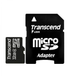 32GB microSDHC Transcend Class 4 SD Adapter TS32GUSDHC4