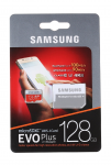 128GB microSD Samsung EVO Plus MB-MC128GA (Class 10 UHS-I U3 with SD adapter R/W:100/90MB/s)