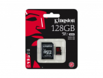 128GB microSDXC Kingston SDCA3/128GB (Class 10 UHS-I U3 with SD adapter Ultimate 633x R/W: 90/80Mb/s)