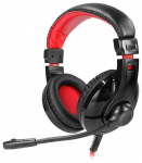 Gaming headset Qumo Fire with Mic Black