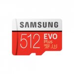 512GB microSDXC Samsung EVO Plus MB-MC512HA (Class 10 UHS-I U3 with SD adapter R/W:100/90MB/s)