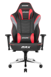 Gaming Chair AKRacing Master Max AK-MAX-RD Red (Max Weight/Height 180kg/170-200cm PU leather)