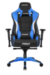 Gaming Chair AKRacing Master Pro AK-PRO-BL Blue/Black (Max Weight/Height 150kg/175-205cm Breathable fabric upholstery)