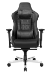 Gaming Chair AKRacing Master ProDeluxe Black (Max Weight/Height 150kg/175-205cm Real Leather)