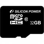 32GB microSDHC Silicon Power class 10 A1 UHS-I 333x (Up to:40MB/s)
