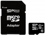 32GB microSDHC Silicon Power class 10 A1 UHS-I 333x SD adapter (Up to:40MB/s)