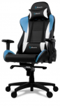 Gaming Chair AROZZI Verona Pro V2 Black/Blue/White (Max Weight/Height 130kg/165-190cm PU Leather)