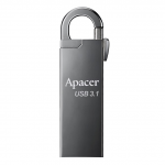 128GB USB Flash Drive Apacer AH15A Dark Gray Metal AP128GAH15AA-1 USB3.1
