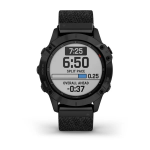 Smart Watch Garmin fenix 6S Pro and Sapphire Black with Black nylon band (010-02158-17)