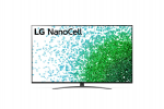 50" LED TV LG 50NANO816PA Black (3840x2160 UHD SMART TV 4xHDMI 2xUSB WiFi Lan Bluetooth Speakers 2x10W)