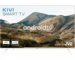 43" LED TV KIVI 43U790LW White (3840x2160 SMVA SMART Google Android TV 9 350cd 6700:1 4xHDMI 3xUSB Bluetooth Wi-Fi Lan Remote control RC60 Speakers 2x12W by JVC)
