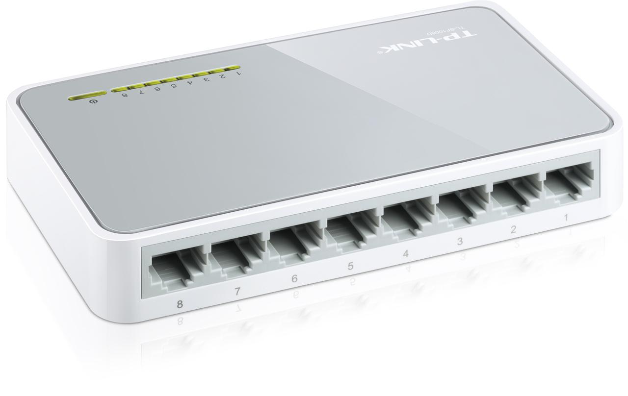 Switch TP-LINK TL-SF1008D (8-port 10/100Mbps) купить в Кишинёве