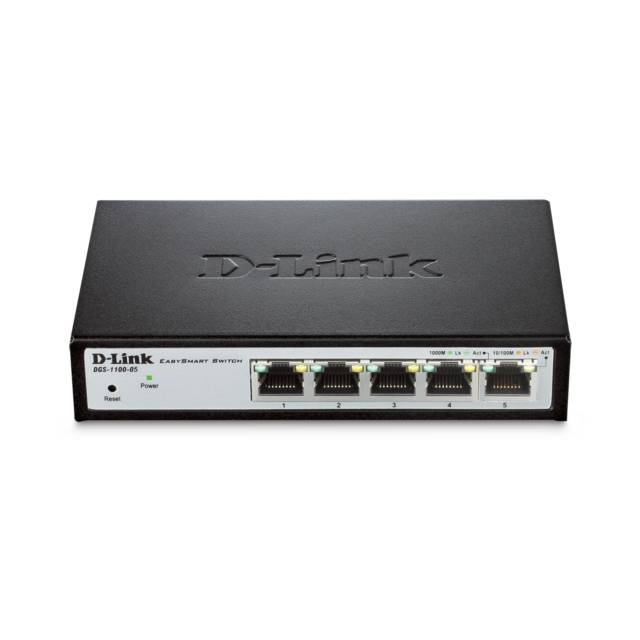Switch D-Link DGS-1100-05/A1A (5-port 5x1GBASE-T)