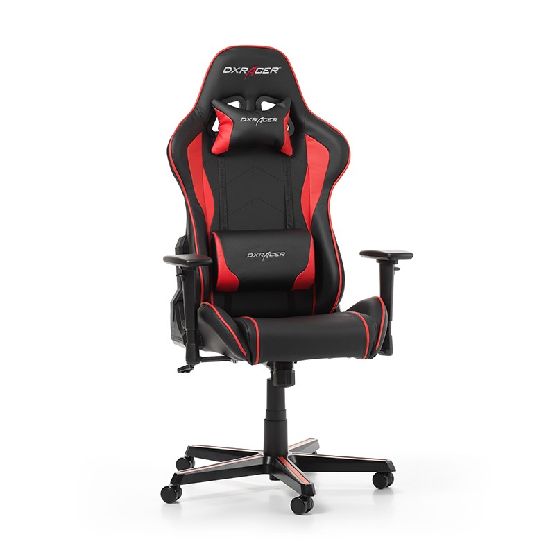 Gaming Chair DXRacer Formula GC-F08-NR-H1 Black/Black/Red (Max Weight/Height 150kg/145-180cm PU Leather)