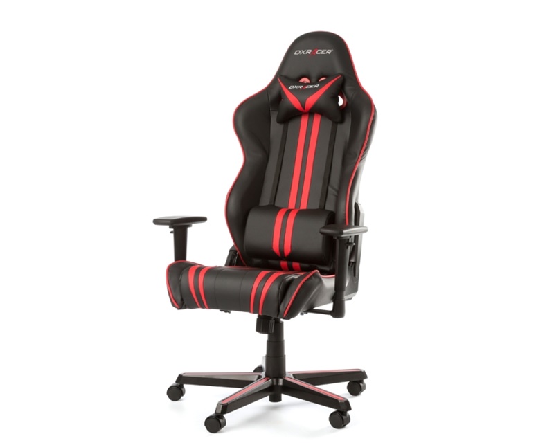 Gaming Chair DXRacer Racing GC-R9-NR-Z1 Black/Red/Black (Max Weight/Height 100kg/165-195cm PU Leather)