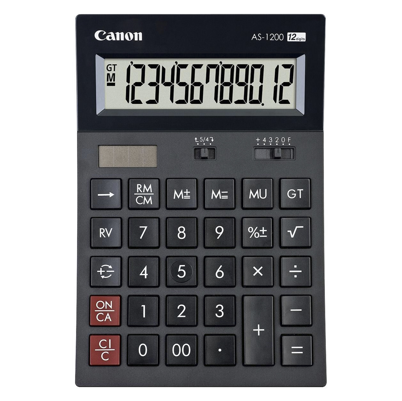 Calculator Canon AS-1200 Black 12digit