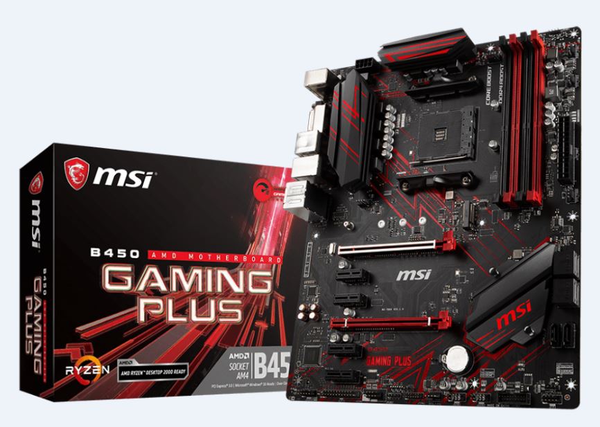 MSI B450 GAMING PLUS (AMD AM4 B450 4xDDR4 ATX)