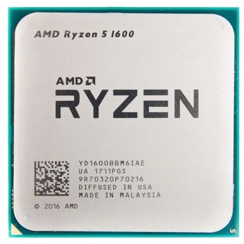 AMD Ryzen 5 1600 (AM4 3.2-3.6GHz 16MB 65W) Tray