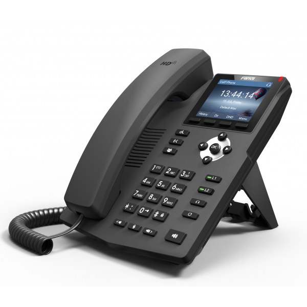 VoIP phone Fanvil X3G Black Colour Display SIP support