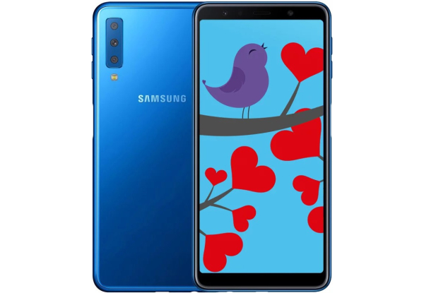 Mobile Phone Samsung A750F Galaxy A7 2018 4/128GB 3300mAh DUOS Blue