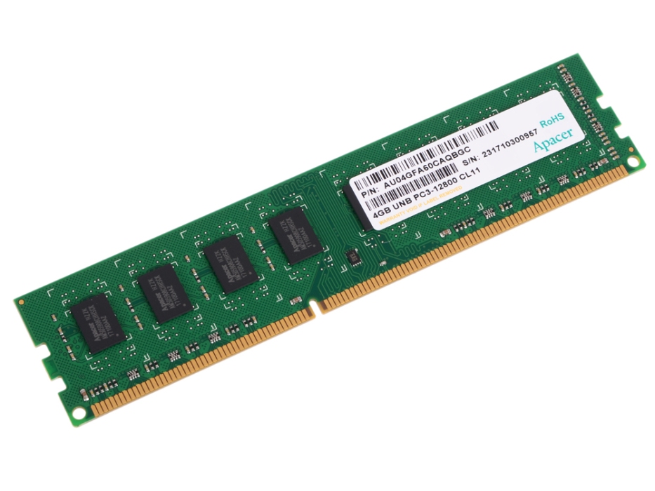 DDR3 4GB Apacer (1600MHz PC3-12800 CL11 1.35V)