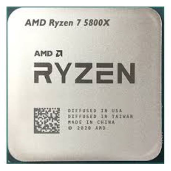 AMD Ryzen 7 5800X (AM4 3.8-4.7GHz Unlocked 32MB 105W) Tray