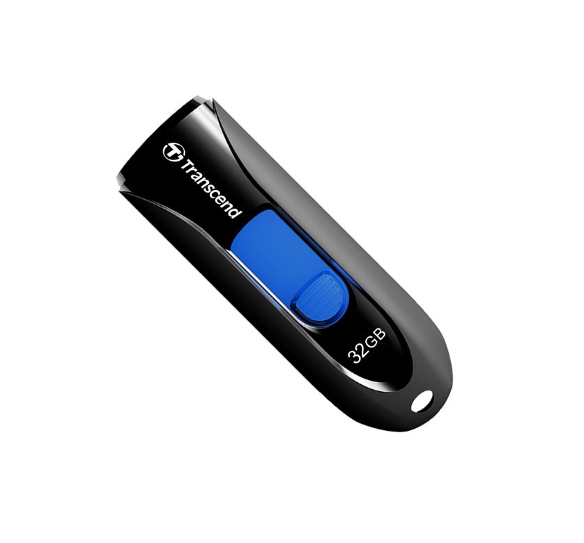 32GB USB Flash Drive Transcend JetFlash 790 Black USB3.0/2.0