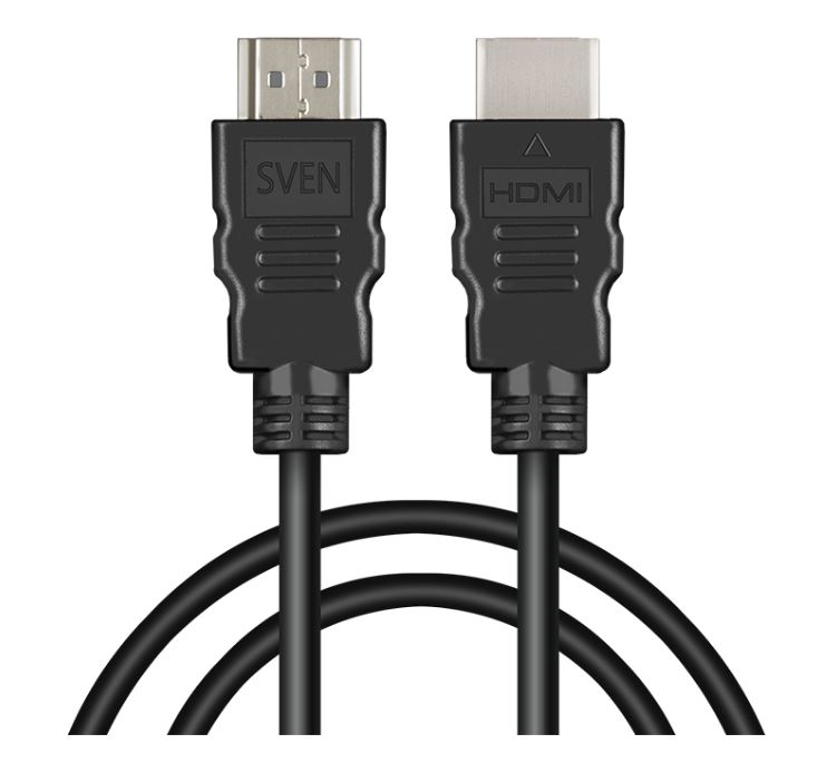 Cable HDMI to HDMI 1.8m SVEN HDMI 19M-19M male-male Black