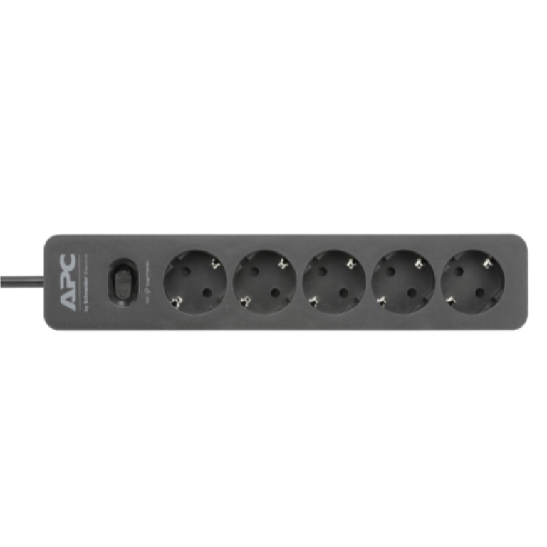 Surge Protector APC PME5B-RS Essential 5 Sockets Outlet Black 230V Russia