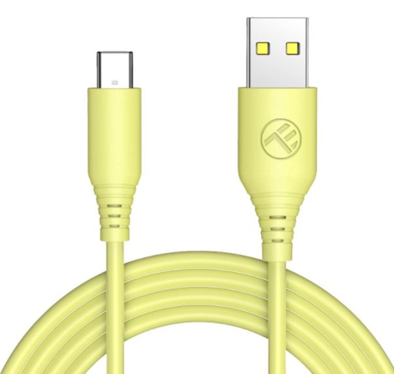 Cable Type-C to USB 1.0m Tellur TLL155400 Yellow