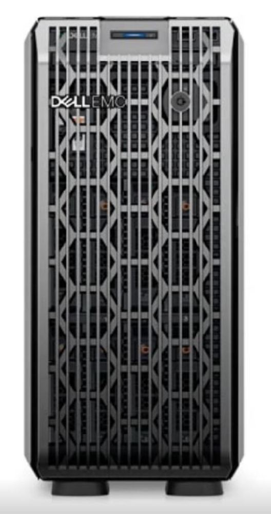 Server Dell PowerEdge T350 Tower (Intel Xeon E-2378G 2.6GHz 32GB (2x16) DDR4 480GB SSD SATA 2x2TB HDD SAS ISE DVD-RW PERC H335 RAID  iDRAC9 Basic PSU 450W)