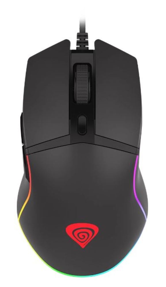 Gaming Mouse Genesis Krypton 220 RGB Illuminated 6400 DPI Black