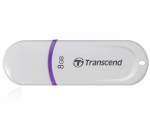 8GB USB Flash Drive Transcend JetFlash 330 White USB2.0