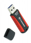 16GB USB Flash Drive Transcend JetFlash 810 Black-Red Rubber Anti-Shock USB3.0