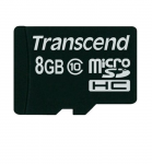 8GB MicroSDHC Transcend Class 10