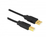 Cable USB AM/BM 3m SVEN PRO Gold flash plate w/2ferrite cores