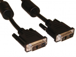 Cable DVI to DVI 10m Gembird DVD1004 BLACK WIRE 24+1 GOLD 30AWG WITH FERRITE DVI-M