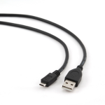 Cable micro USB to USB 1.8m Gembird CCP-mUSB2-AMBM-6 Black