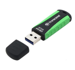 64GB USB Flash Drive Transcend JetFlash 810 Black-Green USB2.0/3.0