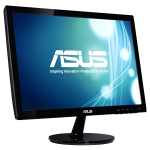 18.5" Asus VS197DE Glossy Black (TN LED HD 1366x768 5ms 50M:1 D-Sub)