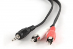 Audio Cable 10m Gembird CCA-458-10M 3.5mm stereo plug to 2 phono plugs