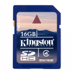 16GB SDHC Card Kingston Class4 SD4/16GB