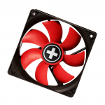 PC Case Fan XILENCE XPF80.R Fan Black-Red 80x80x25mm