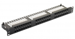 Patch Panel 24 ports LY-PP-F007 fiber optical for SC fit the 19" network cabinet