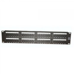 48 ports UTP Cat.5e patch panel LY-PP5-06