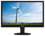 23.6" PHILIPS 243V5LHAB Black (TN LED FullHD 1920x1080 5ms 10M:1 DVI HDMI 2x2W)