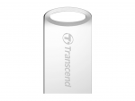 8GB USB Flash Drive Transcend JetFlash 510 Silver Metallic UltraCompact USB2.0