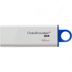 16GB USB Flash Drive Kingston DataTraveler Generation 4 (G4) White/Blue USB3.0