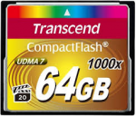 64GB Compact Flash Card Transcend Hi-Speed 1000X